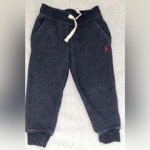 Dark grey polo Ralph Lauren toddler joggers